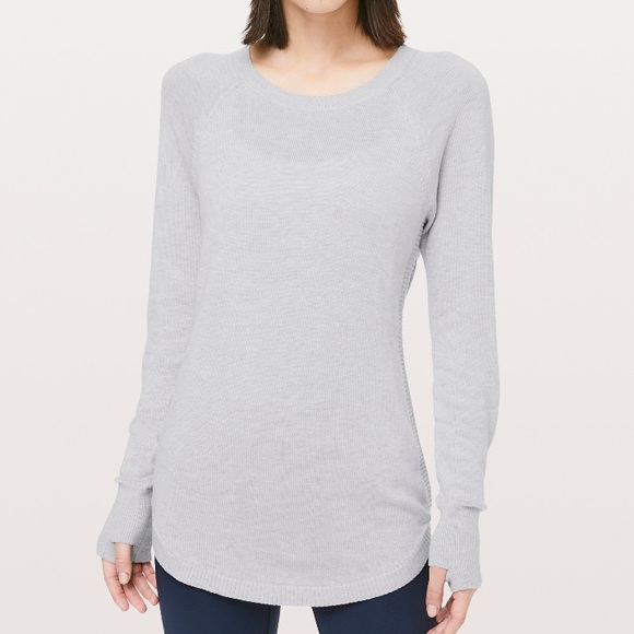 Lululemon hello aloe pullover heathered Gray - Picture 4 of 7